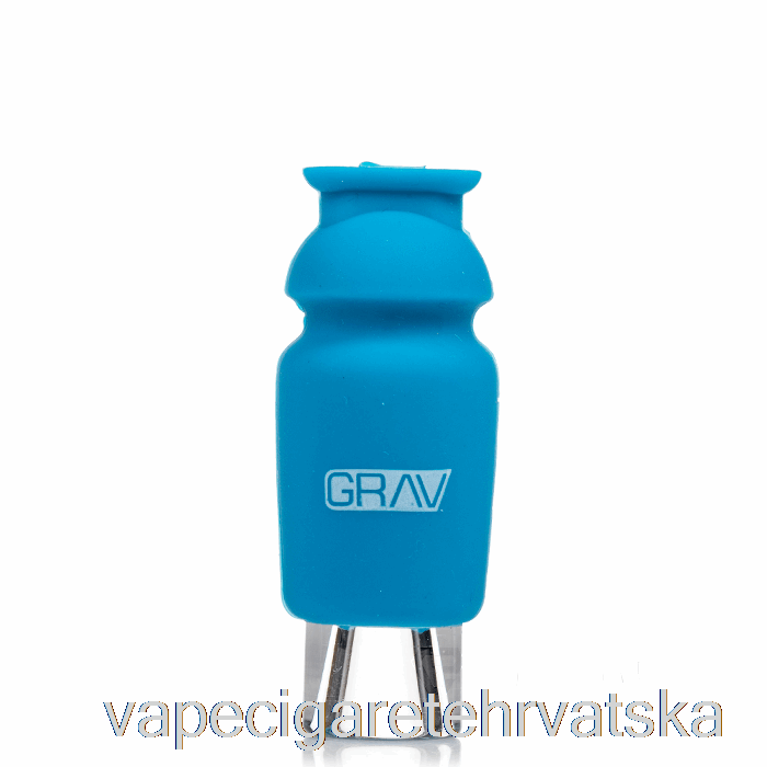 Vape Hrvatska Grav Silicone-capped Glass Crutch Plava